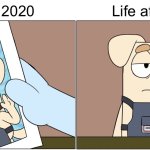 Life has sure sucked since 2020 | Life after 2020; Life before 2020 | image tagged in where did the years go bluey edition,memes,funny,funny memes,then vs now,2020 sucks | made w/ Imgflip meme maker