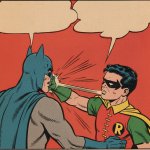 Robin slap Batman