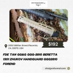 FDE TAN GG&G GGG-2810 Beretta 1301 Zhukov Handguard GGG2810 FORE