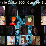 Donnie Darko (2001) Cast (My Style) | image tagged in donnie darko 2001 cast my style,meme,memes,spoof cast,donnie darko,characters | made w/ Imgflip meme maker