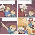 Deathbulge dunk on old lady with basketball