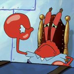 Sad Mr. Crab