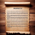 Enclosed is a recent {June 2002} list of 5 prophetic "words" pub