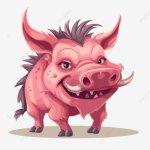 Cartoon hog