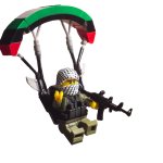 Lego Hamas parachute transparent