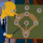Mr Burns baseball team