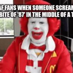 THE BITE OF '87 | FNAF FANS WHEN SOMEONE SCREAMS 'THE BITE OF '87' IN THE MIDDLE OF A TEST | image tagged in gifs,fnaf | made w/ Imgflip video-to-gif maker