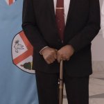 Smiling Fijian PM Sitiveni Rabuka