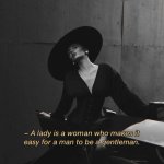 Lady meme