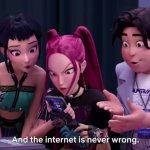 internet never wrong kpop demon hunter