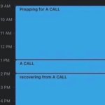 Schedule of an introvert - recovering from a call