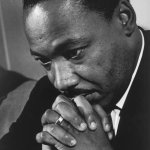 Pensive MLK Jr. template