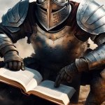 Knight reading