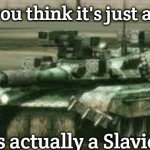T-100 Ogre | When you think it's just a tractor; But it's actually a Slavic tank | image tagged in t-100 ogre,slavic tank,slavic lives matter | made w/ Imgflip meme maker