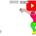 Average Social Media #1 | REDDIT; YOUTUBE | image tagged in virgin and chad | made w/ Imgflip meme maker