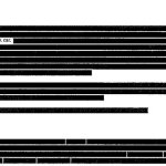 Redacted letter black lines Epstein Files Trump