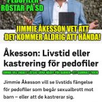 Jimmie Åkesson Dumpen Pedofil