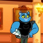 Claw Putting Hands on his Hips