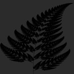 B&W Fern Silhouette meme