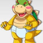 When I poop up The diaper Bowser Jr.