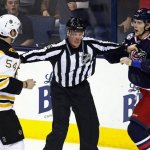 NHL referee stops fight meme