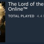 The Lord of The Rings Online total played 4.4 hours