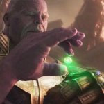 Thanos collecting stones