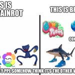 Get it right, people | THIS IS BRAINROT; THIS IS NOT BRAINROT; CONTENT FARMS; SOME GOOFY PPL SOMEHOW THINK IT'S THE OTHER WAY AROUND | image tagged in divided we stand united we fall | made w/ Imgflip meme maker
