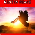Rest in peace blank