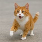 realistic scratch cat template