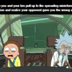 Image title | When you and your bro pull up to the spreading misinformation convention and realize your opponent gave you the wrong address: | image tagged in gifs,funny,meme,memes,funny meme,funny memes | made w/ Imgflip video-to-gif maker