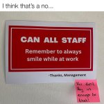 You don't pay us enough