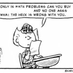Peanuts word problem template
