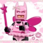 silly pink batman
