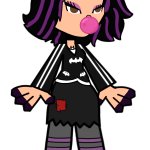 Ye-rin Weibeulaiteu Blowing a Bubblegum