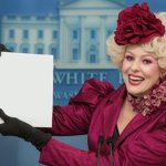 Karoline Leavitt Effie Trinket Hunger Games Trump