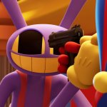 Jax with a gun to his face