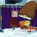 SPONGE BOB STAY BACK