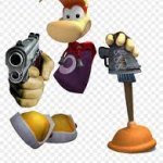 Rayman with Gun (V2)