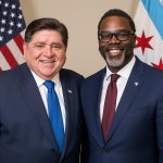 governor pritzker and mayor johnson