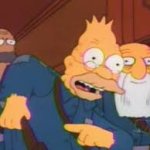 Abe Simpson Style of the time
