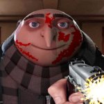Gru shoots gun