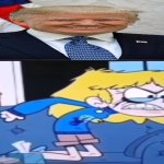 Donald Trump Happy and Lori Loud Crying angry template