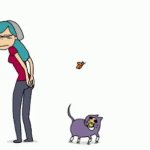 how girls fart GIF Template