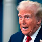 Trump unable to remember his name + blaming it on the Democrats.