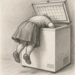 Short woman shown from the waist down, not showing head or shoul
