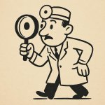 Doctor searching
