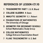 The 7 REFERENCES of LESSON#21.10 were