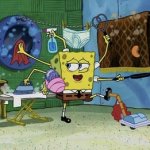 SpongeBob Multitasking