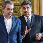 Jose Luis Rodriguez Zapatero and Nicolas Maduro Moros